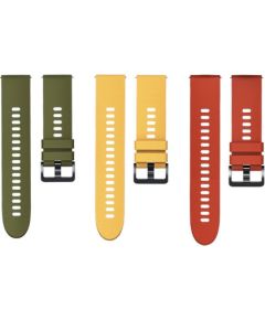 Xiaomi   Mi Watch Strap (3-Pack) Thermoplastic Polyurethane Olive/Yellow/ Orange