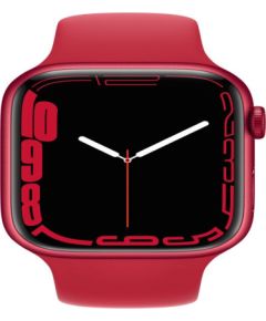 Apple   Watch Series 7 GPS, 45mm (PRODUCT)RED Aluminium Case with Sport Band - Regular (PRODUCT) Red