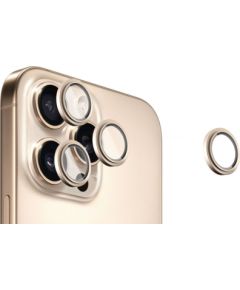 Evelatus Apple  iPhone 16 Pro / 16 Pro Max Camera Lens Protector Armor Desert Titanium