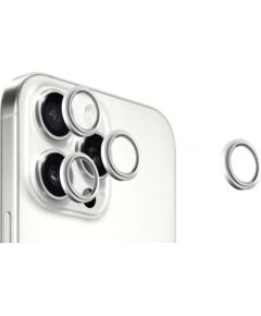 Evelatus Apple  iPhone 16 Pro / 16 Pro Max Camera Lens Protector Armor White Titanium