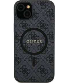 Guess Samsung  Galaxy S24 Plus HC MAGSAFE PU 4G RING CLASSIC LOGO Black