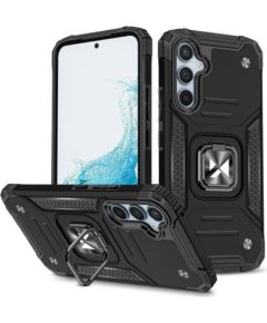 iLike Samsung  Galaxy A34 5G Ring Armor case Black