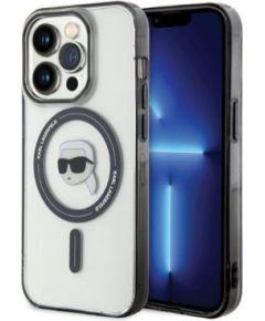 Karl Lagerfeld Apple  iPhone 15 Pro HC MAGSAFE IML KH Transparent