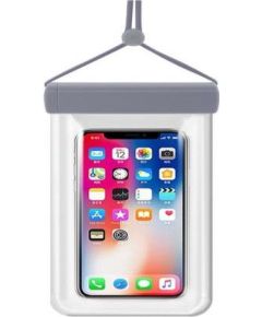 iLike Universal  Waterproof phone pouch 115 mm x 220 mm pool beach bag Gray