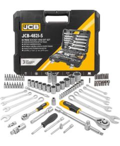 Instrumentu komplekts JCB 4821-5; 1/4''; 1/2''; 82 gab.