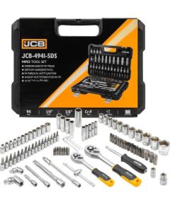 Instrumentu komplekts JCB 4941-5DS; 1/4''; 3/8''; 94 gab.