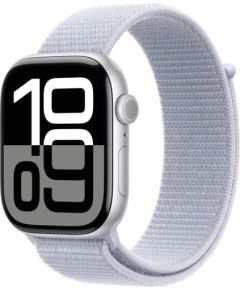 Apple Watch 10 GPS + Cellular 42mm Silver Alu Sport Loop (MWX53ET/A)