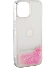 iLike Apple  iPhone 11 Silicone Case Water Glitter Pink