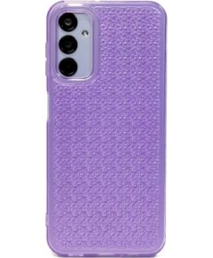 iLike Samsung  Galaxy A34 5G Silicone case Shine Transparent Violet