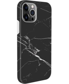 Evelatus Apple  iPhone 12 / 12 Pro Premium Silicone case Customized Print Black