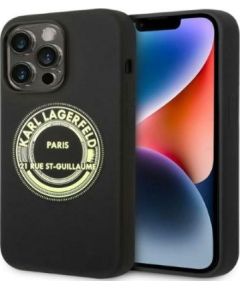 Karl Lagerfeld Apple  iPhone 14 Pro Max 6.7 hardcase Silicone RSG Black
