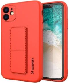 Wozinsky Apple  Kickstand Case flexible silicone iPhone 11 Red