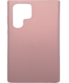 Evelatus Samsung  Galaxy S22 Ultra Premium Soft Touch Silicone Case Pink Sand