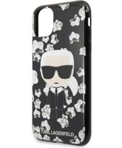 Karl Lagerfeld Apple  iPhone 11 TPU Flower Cover Black