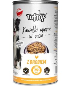 BULT Karma mokra dla psa TUF TUF kawałki mięsne z drobiem 1,25 kg