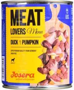 Josera Meatlovers Menu Kaczka z dynią karma mokra dla psów 800g