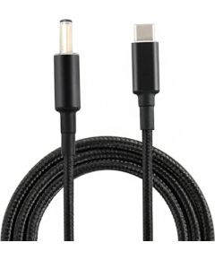 Кабель для зарядки ноутбука Fusion USB-C для DELL 4.5x3.0|0.6 мм | 18,5 В-20 В | 100 Вт | 1,8m
