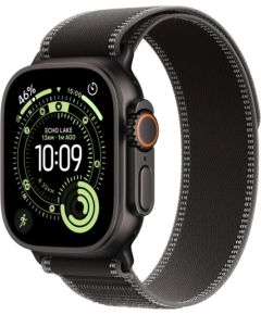 Apple Watch Ultra 3 GPS + Cellular 49mm Black Titanium Case with Black/Charcoal Trail Loop - S/M Viedpulkstenis
