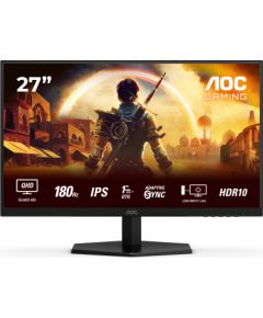 AOC Q27G42XE 27 " IPS QHD 16:9 180 Hz 1 ms 2560 x 1440 pixels 300 cd/m² HDMI ports quantity 2 Black