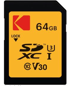 Kodak SD 64GB UHS-I U3 V30 Ultra Performance EKMSD64GXC10HPRK