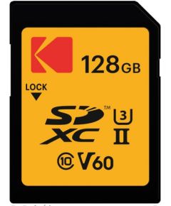 Kodak SD 128GB UHS-II U3 V60 Ultra Pro EKMSD128GUHS2V1K