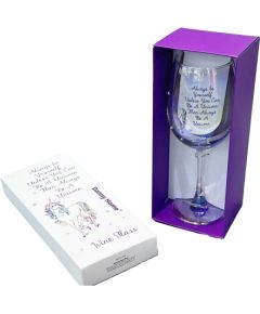 Wine goblet FLOW "Unicorn" H22,3cm