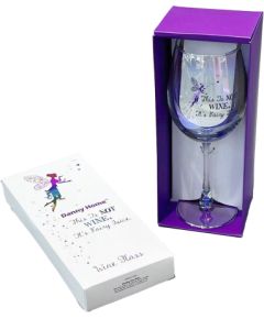 Wine goblet FLOW "Fairy Juice" H22,3cm