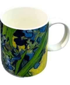 Mug PAINTING ART H9.5cm 350ml "Irises"