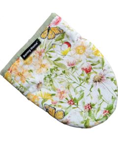Oven gloves AIMAI 2pcs with silicone, floral