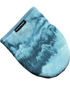 Oven gloves AIMAI 2pcs with silicone, blue