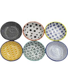 Bowls AIMI 6pcs D9,5xH2cm in a box, mix