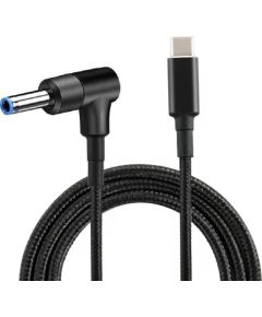 Кабель для зарядки ноутбука Fusion USB-C для HP 4.5x3.0|0.6 mm | 18,5 В-20 В | 100 Вт | 1,8m
