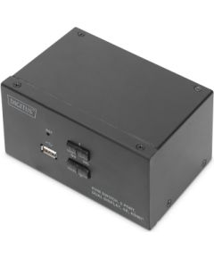 Digitus KVM Switch, 2 Port, Dual Display, 4K, HDMI DS-12860