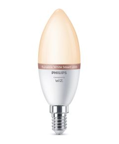 WIZ Philips Smart WiFi Candle C37, 3pcs pack E14 4.9 W Tunable White