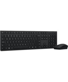 Lenovo Professional Wireless Rechargeable Keyboard Keyboard and Mouse Set Wireless Mouse included Lithuanian Bluetooth Grey