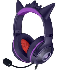 Razer Headset Kraken Kitty V2 Wired Over-ear Microphone Noise canceling Gengar Edition