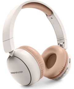 Energy Sistem Wireless Headphones with FM radio Radio Color Bluetooth Over-Ear Microphone Wireless Cream
