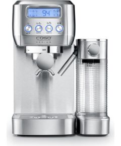 Caso Espresso machine Espresso Gourmet Latte Pump pressure 20 bar Built-in milk frother Automatic 1350 W Silver