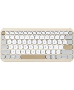Asus Marshmallow KW100 Keyboard Wireless US International Oat Milk Bluetooth