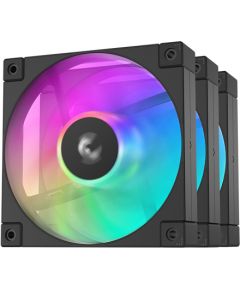 Deepcool Performance 120mm Fan, 3-Pack R-FD12-BKAPN3-G ARGB-3 IN 1