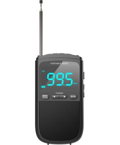 Camry Portable mini radio CR 1905 Alarm function Black