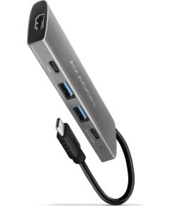 AXAGON Multi-port USB-C 10Gbps hub, 13cm HMC-5G21