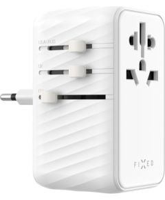 Fixed Voyager 85W travel adapter for EU, UK and USA/AUS, with 4xUSB-C and 1xUSB output Adapter