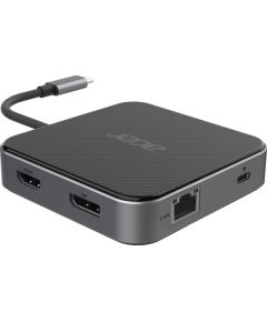 Acer 7-in-1 USB Type-C Dock Ethernet LAN (RJ-45) ports 1 DisplayPorts quantity 1 HDMI ports quantity 1
