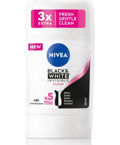 NIVEA_Black&White Invisible Clear antyperspirant w sztyfcie 50ml