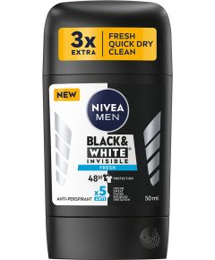 NIVEA_Men Black&White Invisible Fresh antyperspirant w sztyfcie 50ml