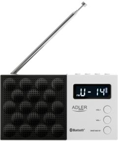 Adler Digital Radio - PLL AM/FM AD 1908 Alarm function White/Black