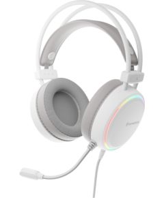 Genesis RGB Gaming Headset Neon 613 G2 Wired Over-ear Microphone White