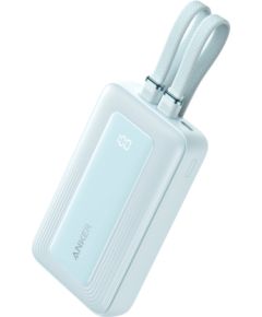 Anker Power Bank with Built-In USB-C and + Lighting Cable A1680031 10000 mAh 30W Blue