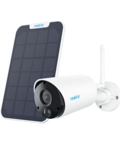 Reolink Battery Wi-Fi Security Camera with Solar Panel, 3W Argus Series B320 Bullet 3 MP Fixed lens IP65 H.264 Micro SD, Max. 128 GB